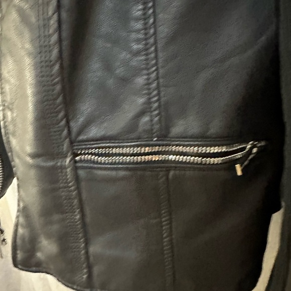 Kenneth Cole Faux Leather Jacket, Size Large - Picture 4 of 10